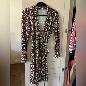Diane Von Furstenberg Animal Print Dress